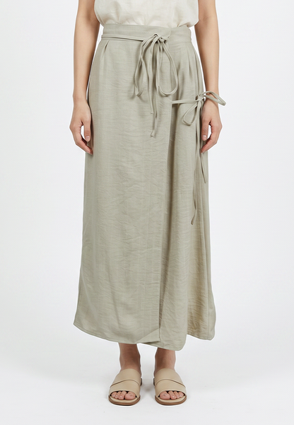 TRISET Rok Panjang Wanita Lilit Tali Samping | Reguler Fit | Casual Formal | TN3013630