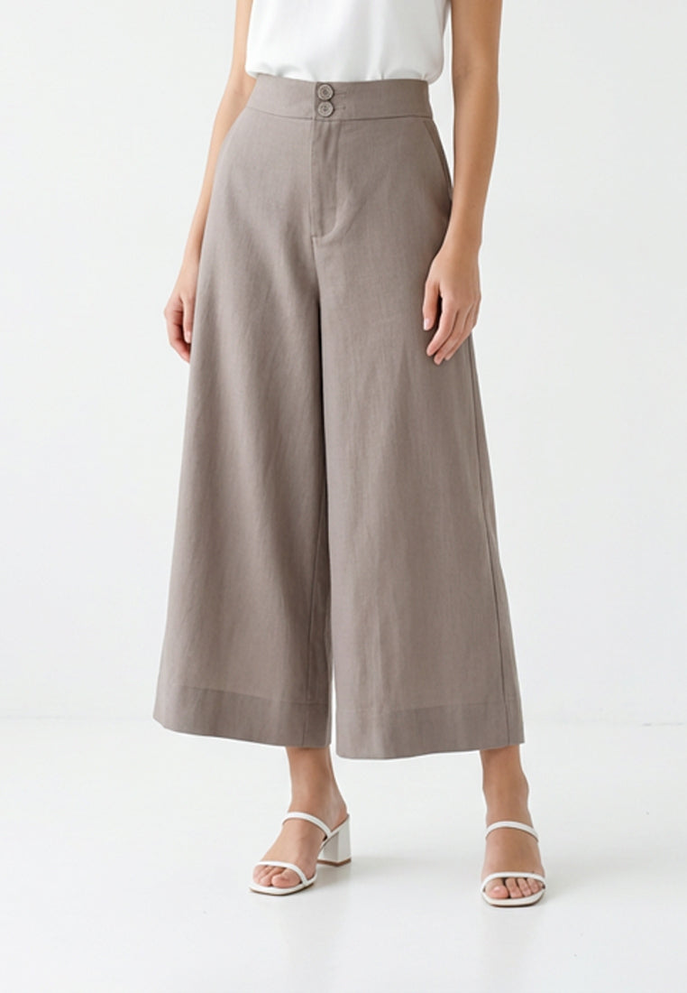 Triset Ladies Celana Panjang Wanita Cullote HighWaist | Wide Leg | LP6004900