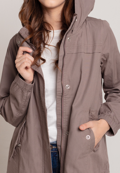 Triset Casual Jacket Parka Wanita Hoodie | Reguler Fit | TJ3029900