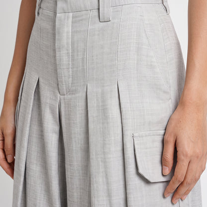 Triset Casual Celana Panjang Wanita Wide Leg Palazzo High Waist | Relaxed Fit | TP6006751