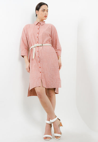 Triset Ladies Midi Dress Wanita Asimetris | Reguler Fit | LD3028801