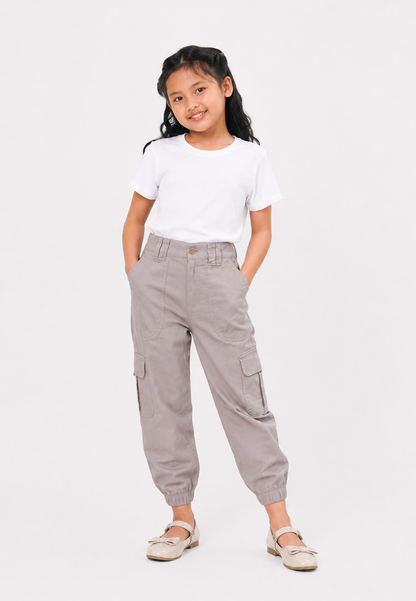 OXA KIDS GIRL CARGO PANTS - OP3100100