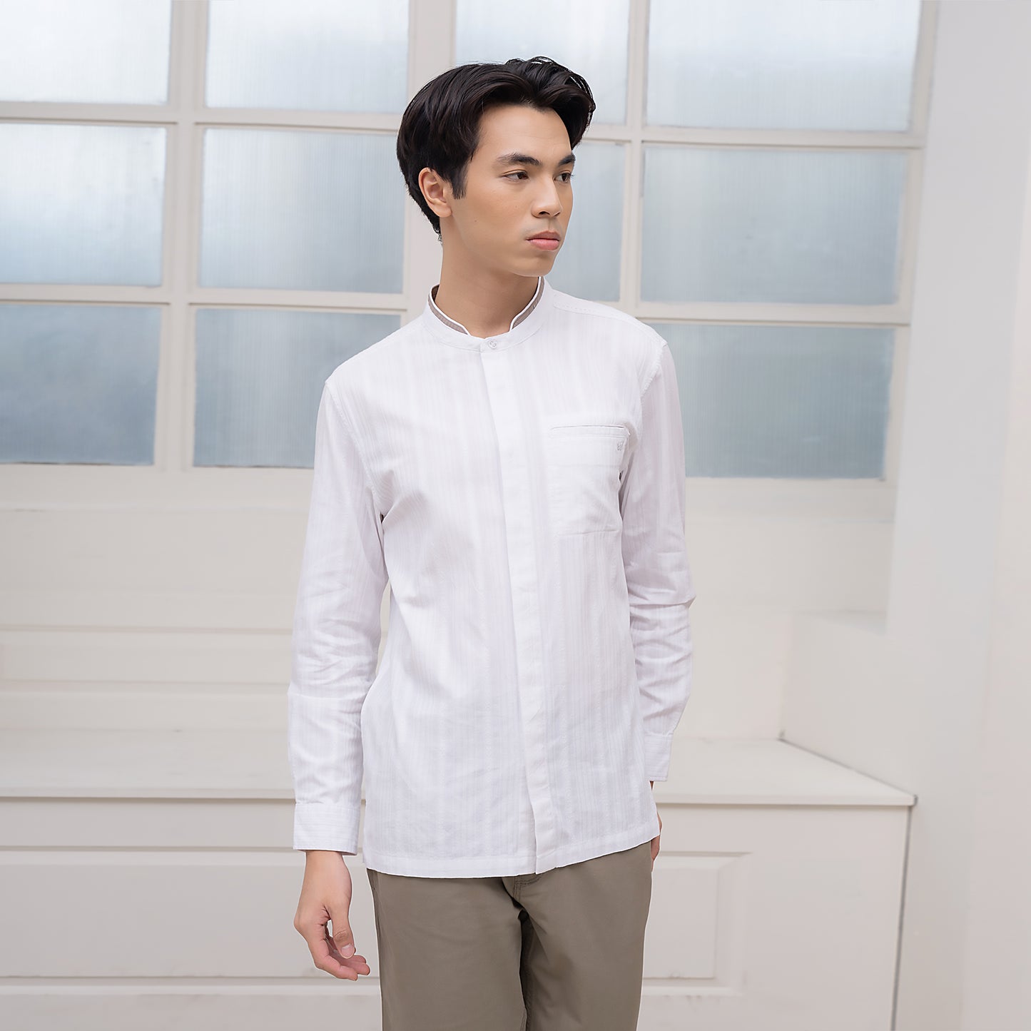WATCHOUT PAKAIAN PRIA LONG SLEEVE HAQL KOKO - WS8125600