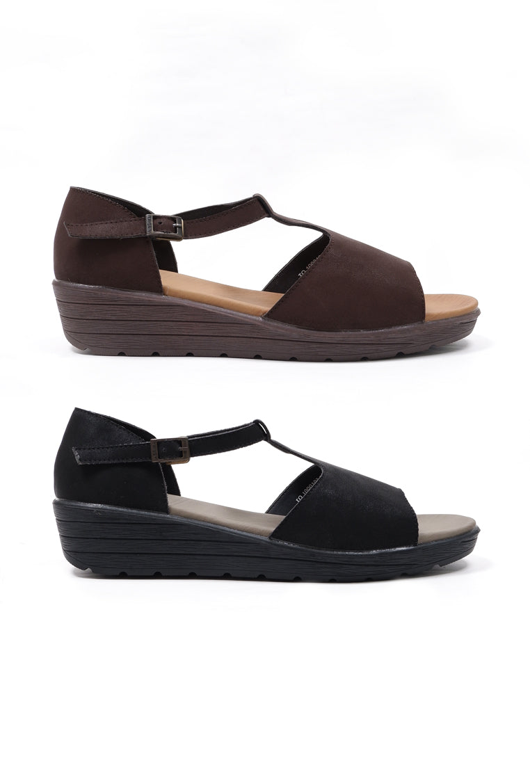 TRISET SANDAL WANITA WEDGES - TQ1000103