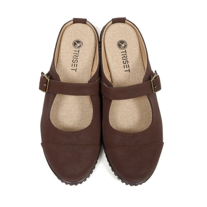 Triset Sandal Wanita | Buckle | Strap | Mules | Slip On | TF7004103