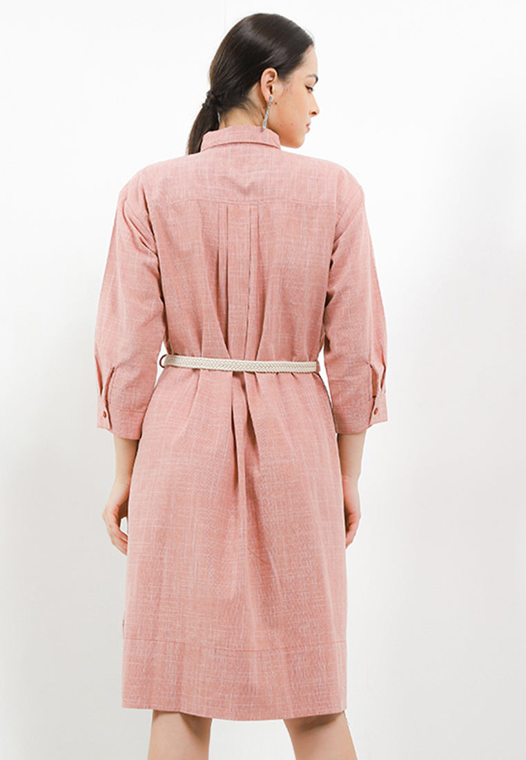Triset Ladies Midi Dress Wanita Asimetris | Reguler Fit | LD3028801