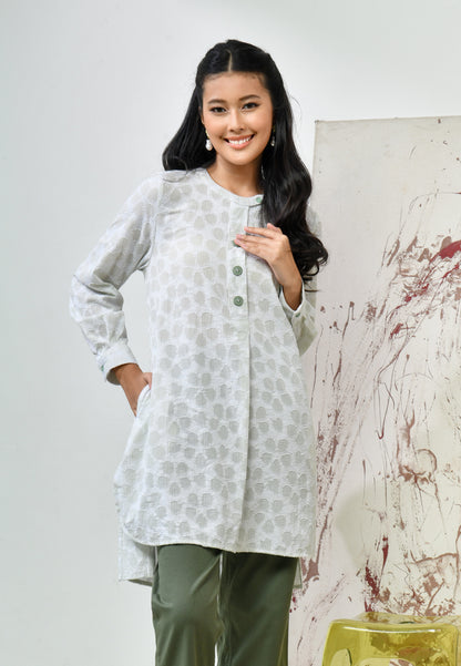 TRISET Long Tunik Wanita Lengan Panjang | Reguler Fit | Casual Formal | LD3031871