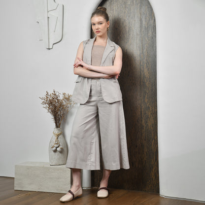 Triset Ladies Celana Panjang Wanita Cullote HighWaist | Wide Leg | LP6004900