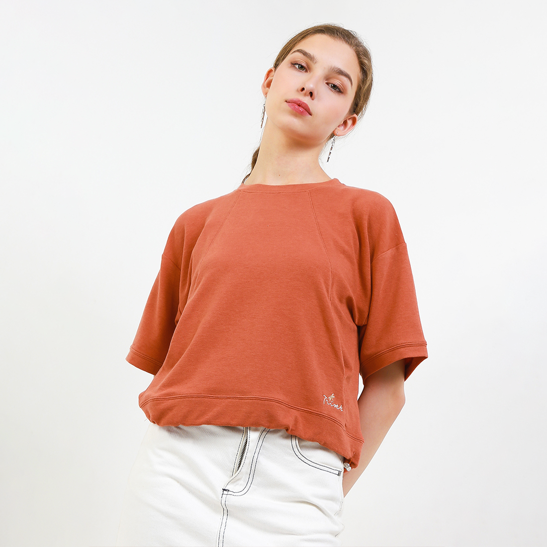 Triset Casual Pakaian Wanita GABY LOOSE CROP SWEATSHIRT - TK5033900