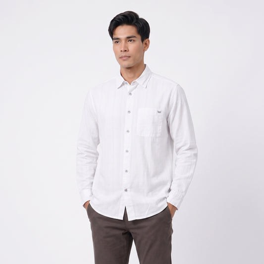 WATCHOUT KEMEJA PRIA LENGAN PANJANG | REGULER FIT | CASUAL | WS302170002