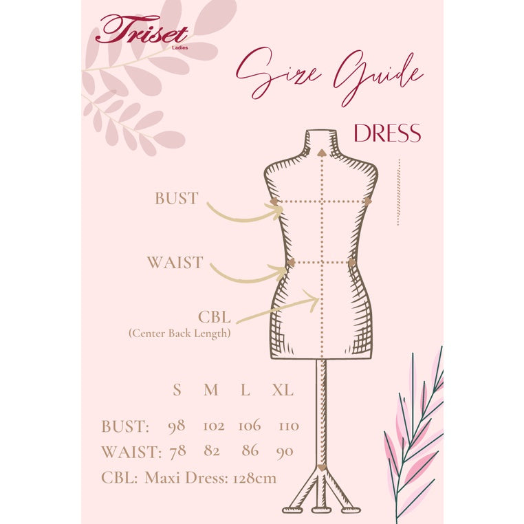 Triset Ladies Pakaian Wanita MADISON BABYDOLL MAXI DRESS - LD5001401