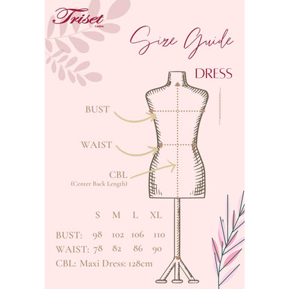 Triset Ladies Pakaian Wanita MADISON BABYDOLL MAXI DRESS - LD5001401