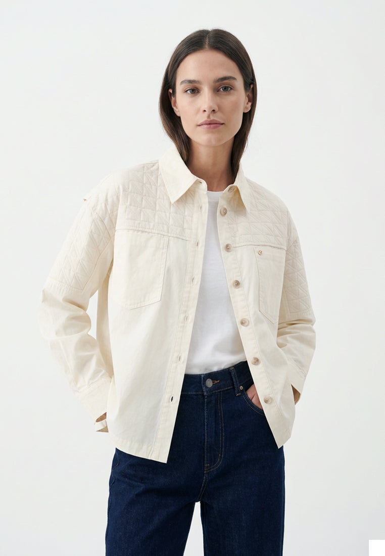 TRISET CASUAL JACKET CROP - TJ3033300