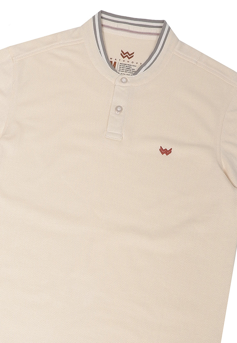WATCHOUT PAKAIAN PRIA COLLARED HENLEY - WK401270005