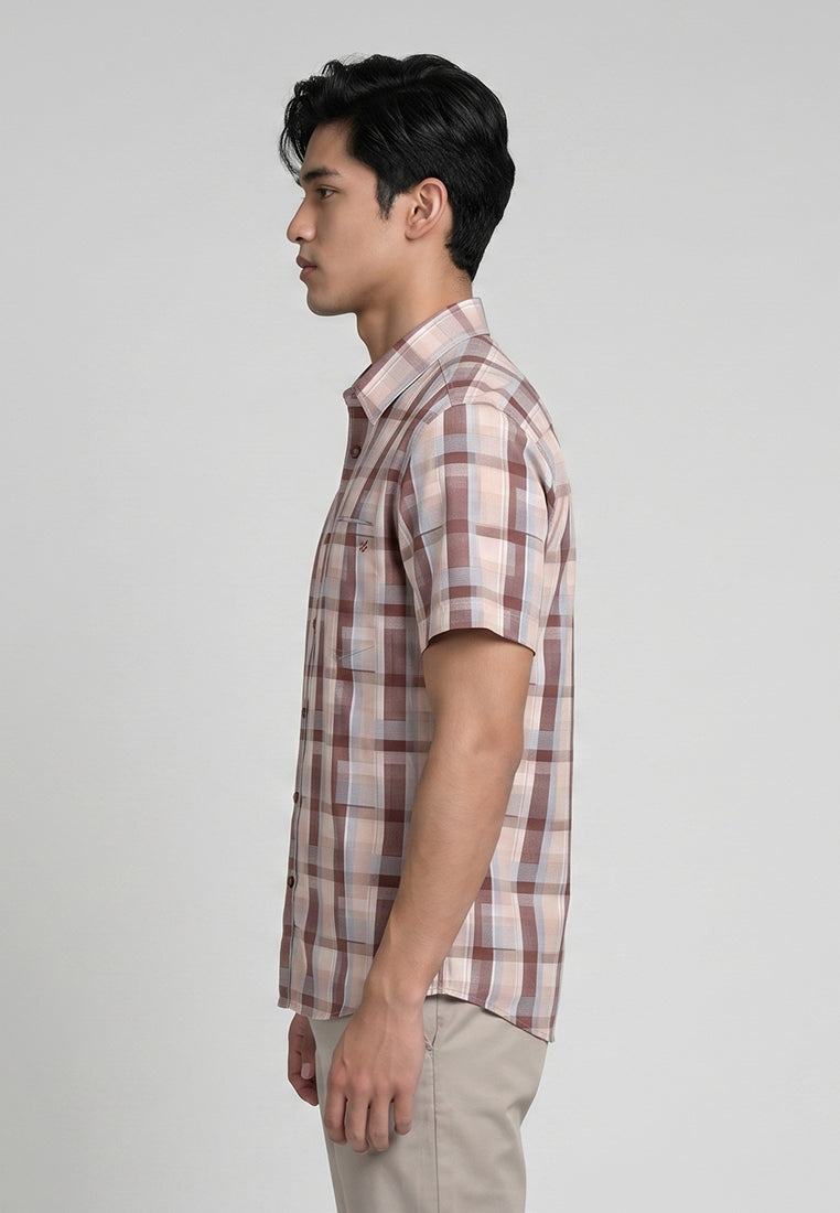 WATCHOUT KEMEJA LENGAN PENDEK PRIA | REGULER FIT | CASUAL | WS514850121