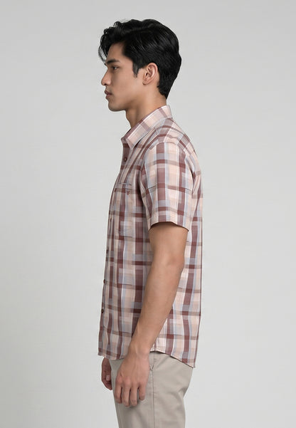 WATCHOUT KEMEJA LENGAN PENDEK PRIA | REGULER FIT | CASUAL | WS514850121