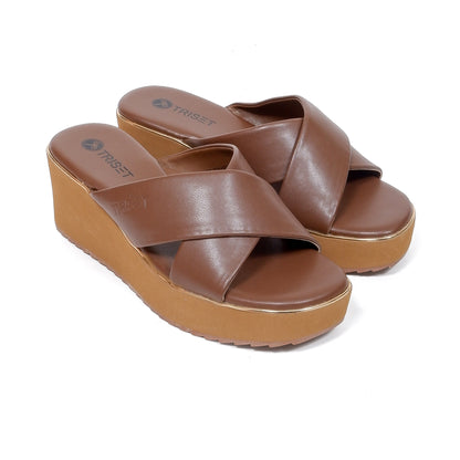 Triset Sandal Wanita | Casual | Wedges | - TQ6400203