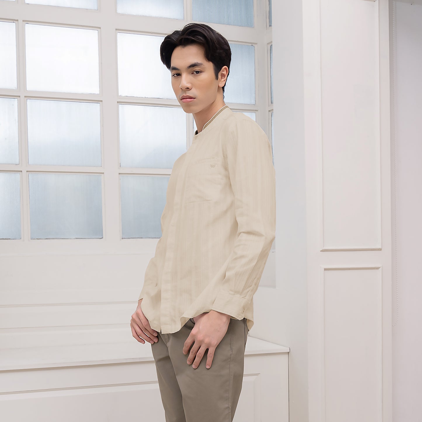 WATCHOUT PAKAIAN PRIA LONG SLEEVE HAQL KOKO - WS8125600