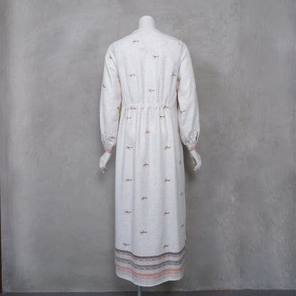 Triset Ladies Maxi Dress Wanita Embroidery Lengan Panjang A Line | Reguler Fit | LD8004401