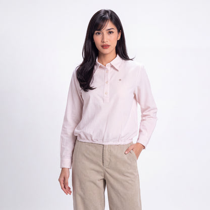 Triset Casual Blouse Wanita Striped Lengan Panjang | Reguler Fit | TR3106031
