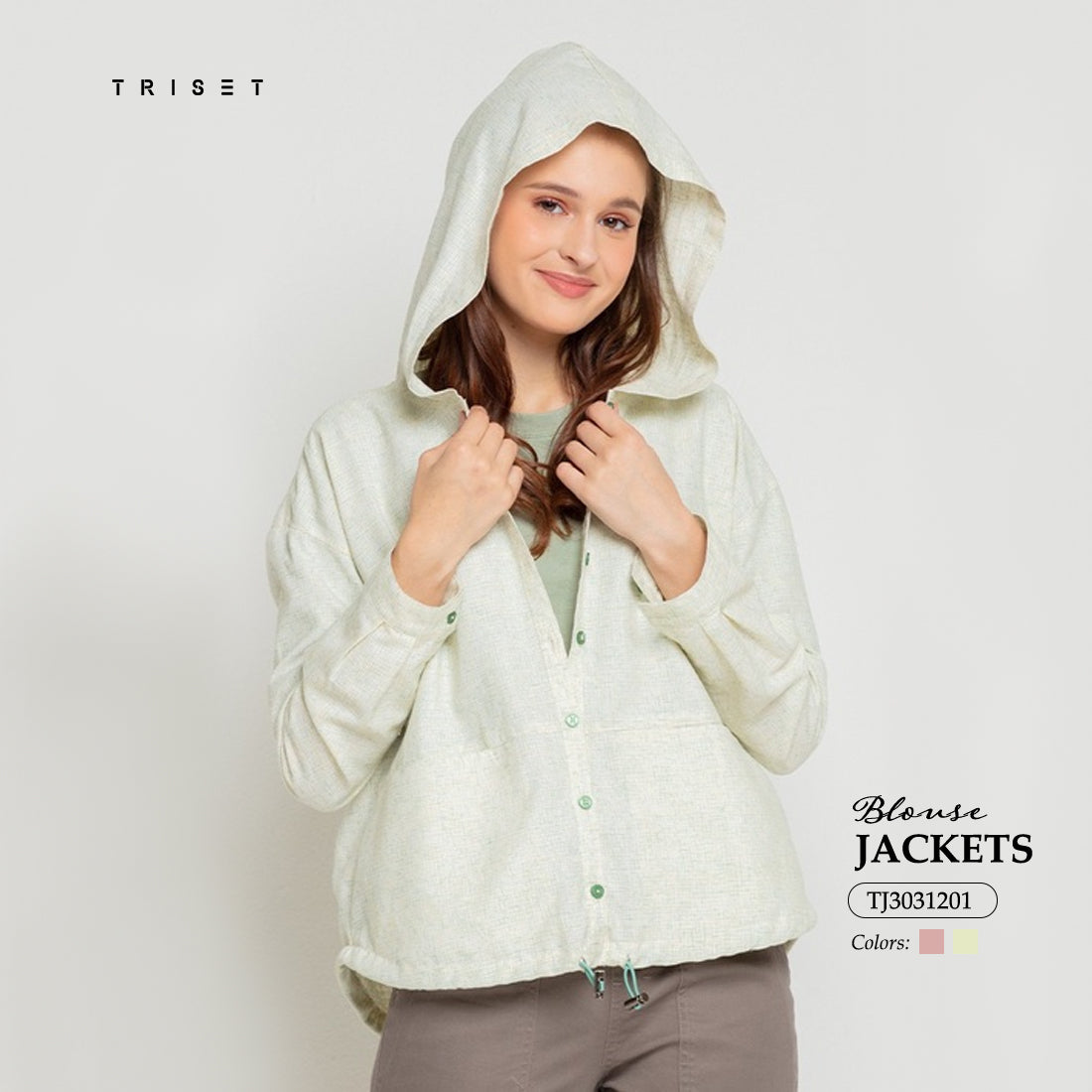 Triset Casual Pakaian Wanita SOPHIE HOODIE BLOUSE - TJ3031201