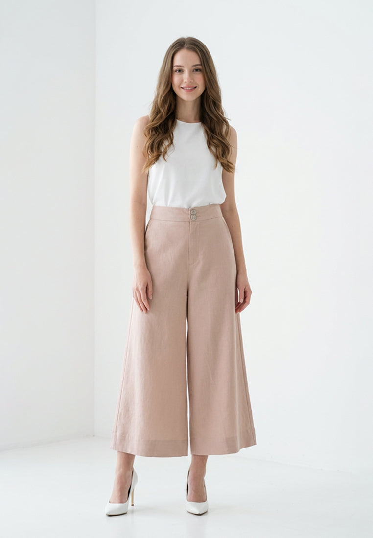 Triset Ladies Celana Panjang Wanita Cullote HighWaist | Wide Leg | LP6004900