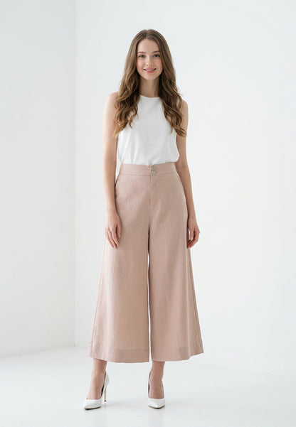 Triset Ladies Celana Panjang Wanita Cullote HighWaist | Wide Leg | LP6004900