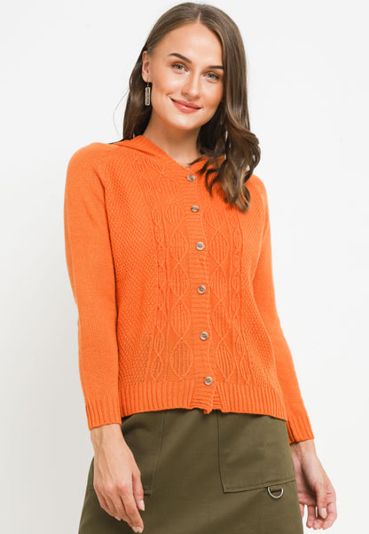 TRISET CASUAL FEY SHORT HOODIE CARDIGAN - TM7001300