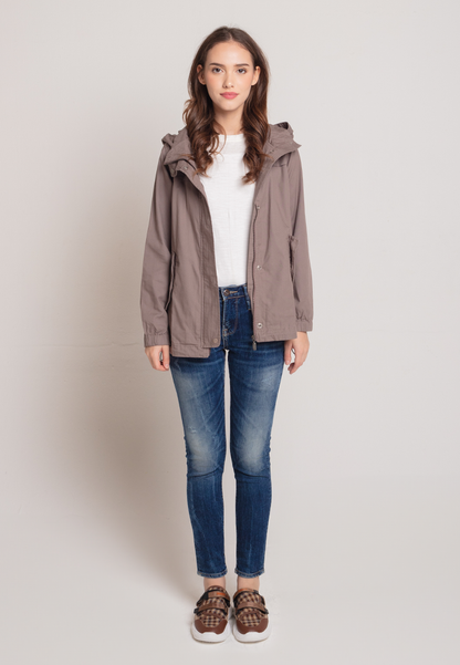 Triset Casual Jacket Parka Wanita Hoodie | Reguler Fit | TJ3029900