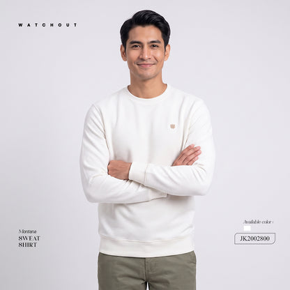 WATCHOUT PAKAIAN SWEAT SHIRT LENGAN PANJANG PRIA MONTANA | REGULER FIT | JEANS | JK200280002