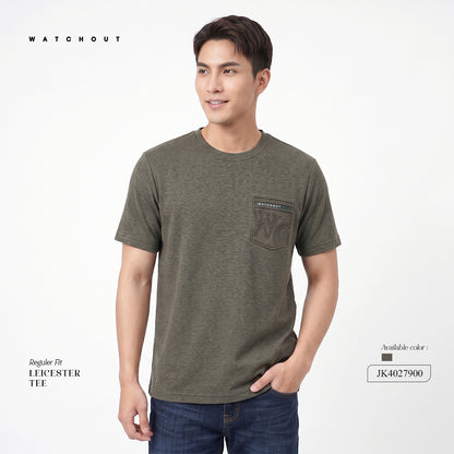 WATCHOUT KAOS PAKAIAN PRIA LENGAN PENDEK LEICESTER | REGULER FIT | JEANS | JK402790009