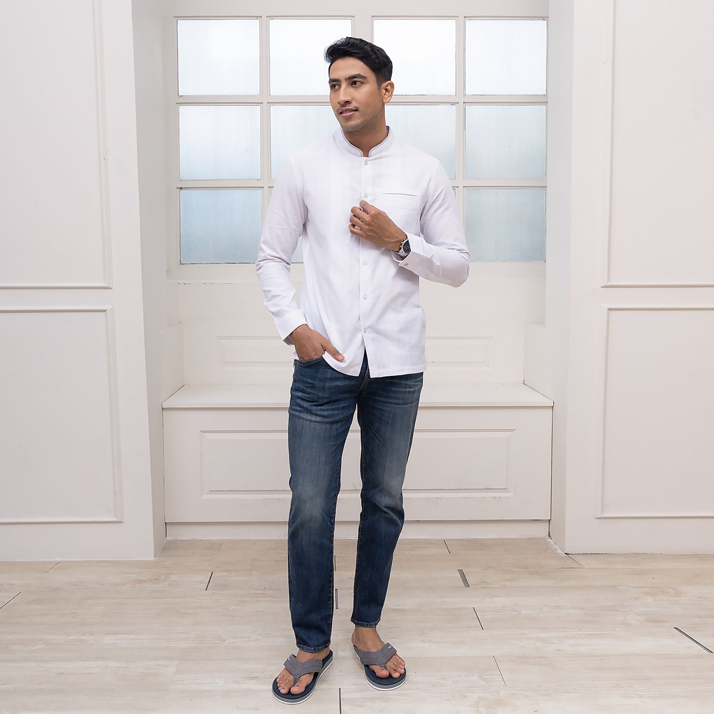 WATCHOUT PAKAIAN PRIA LONG SLEEVE HAJAZ KOKO - JS811071702
