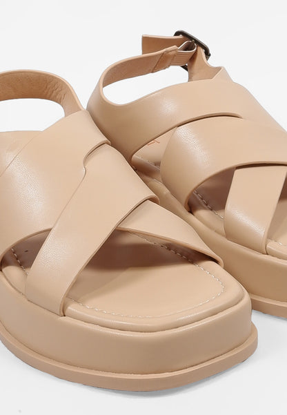 Triset Sandal Wanita | Casual | Cross Strap | Flat - TF8004303