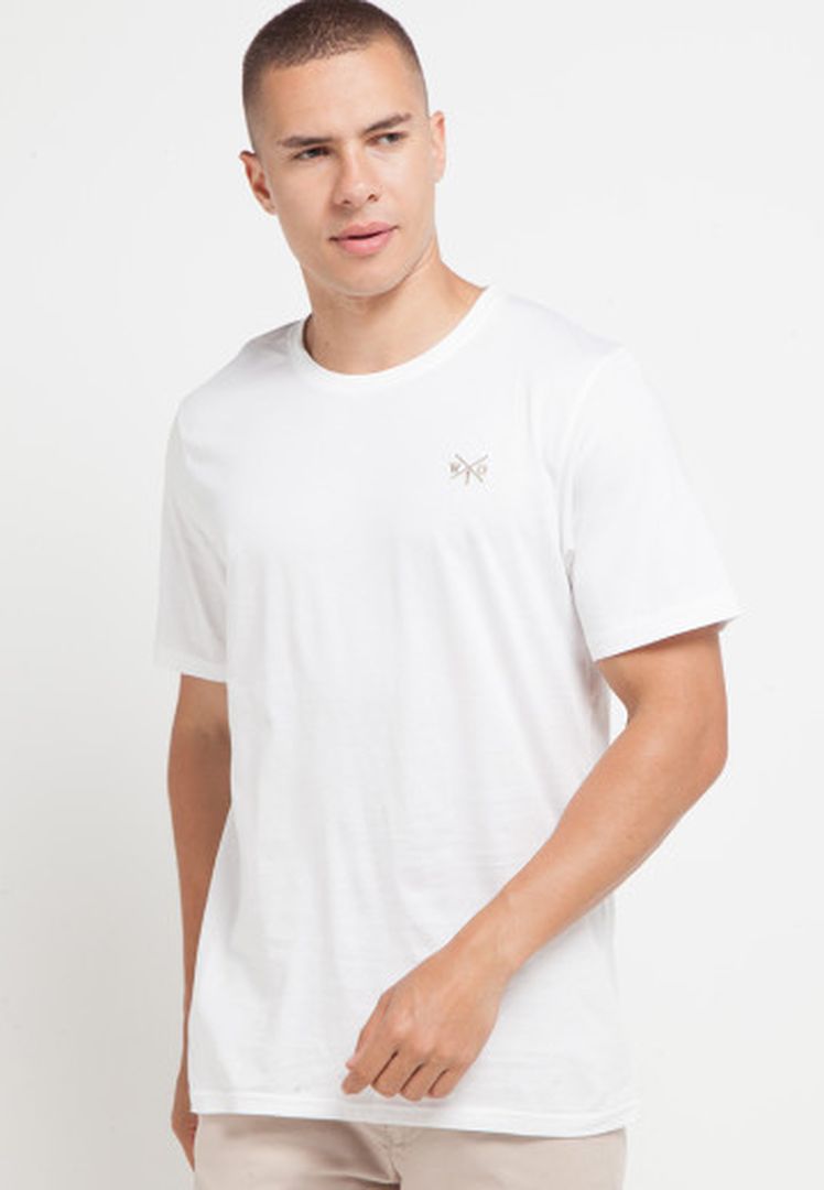READING MUST HAVE CREW NECK TEE -  WK900030002 WHITE