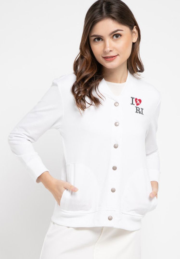 TRISET CASUAL I LOVE RI BOMBER JACKET - TJ3029789