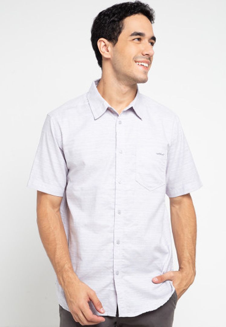 WATCHOUT CASUAL OXFORD ABERDEEN SHIRT - WS900100023GREY