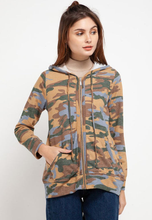 TRISET CASUAL SOPHIE HOODIE JACKET - TJ3029008