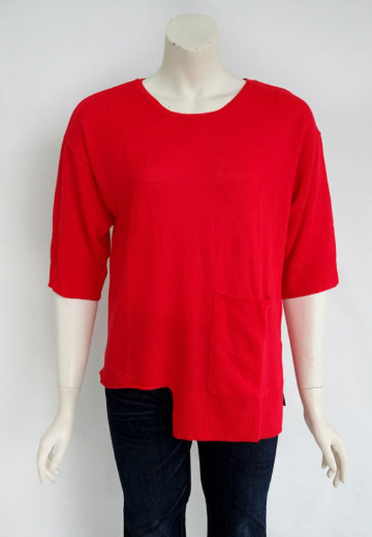 TRISET LADIES CAROLINE ASYMETRIC SWEATSHIRT - TM3003900