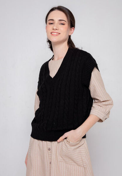 TRISET CASUAL ANGELA KNIT VEST - TM1000200