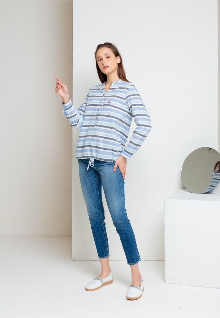 TRISET CASUAL ELLE BLOUSE - TR3092686