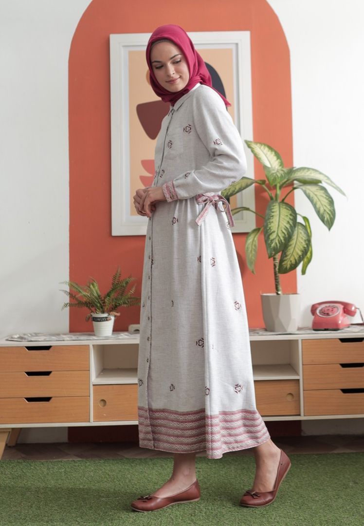 Triset Casual Pakaian Wanita AMAYA DRESS - TD8001301