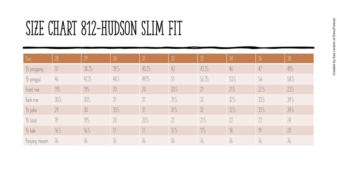 HUDSON SLIM FIT - JP8122300